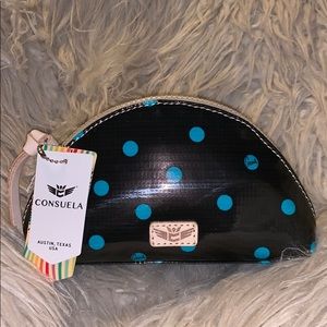 Legacy Lulu Turquoise Dot Cosmetic Bag
